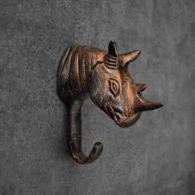 Rhino Coat and Wall Hook Decorative Animal Hook 