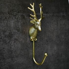 Gold Stag Coat And Wall Hook Deer Hook Hanger