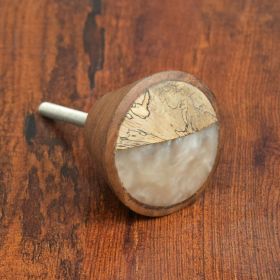 Conical Resin Wood Cabinet Drawer Knob