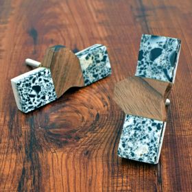 Marbled Wood Wing Resin knob