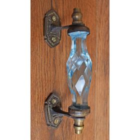 Blue Glass Antique Cabinet Door Handle