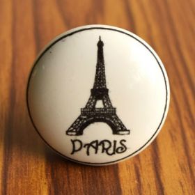 Eiffel Tower Ceramic Knob