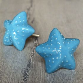 Blue Starfish Kids Cabinet Ceramic Knob
