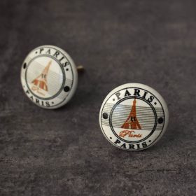 Paris Eiffel Ceramic Knob