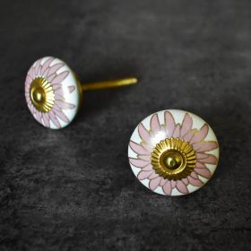 pink ceramic knobs