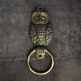Perched Owl Stylish Door Knocker