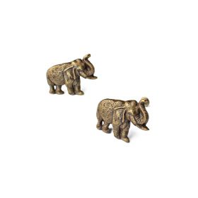 Antique Elephant Metal Cupboard Wardrobe Knob Animal Drawer Knob