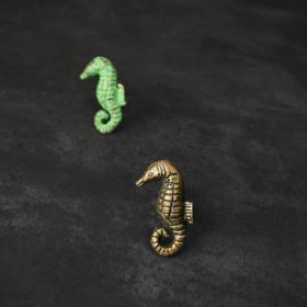Sea Horse Metal Cupboard Drawer Knob Nautical Knob Pull