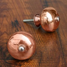 Copper Bulb Cabinet Knob