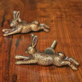 Sprinting Hare Metal Cabinet Wardrobe Knob Furniture Knob