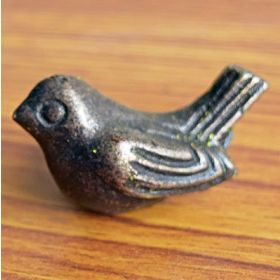 Antique Sparrow Metal Knob