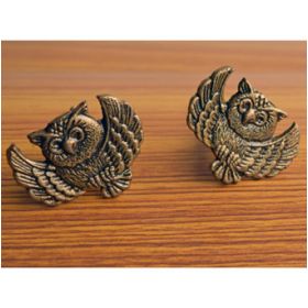 Owl Metal Bird Drawer Knob Cabinet Pull Decorative Knob