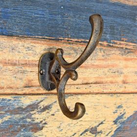 Antique Victorian Iron Wall and Hat Hook