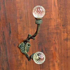 Branch Crystal Glass Coat and Wall Hook 