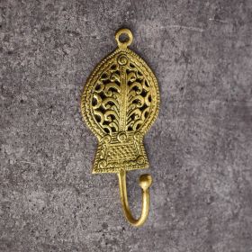 Kanchipuram Solid Brass Boho Keys Hook Coat Hook