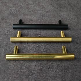 Solid Brass Cabinet Door Pull Handle Brass Drawer Handle