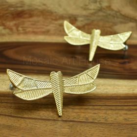 Gold DragonFly Cabinet Drawer Handle