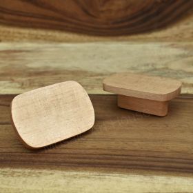 Natural Beechwood Large Cabinet Drawer Knob Pull